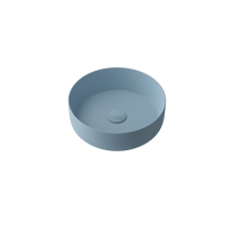 Allure Vessel Basin NTH Ceramic 360 Matte Blue 