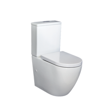 Alix Rimless Extra Height Back To Wall Toilet Suite S Trap Gloss White 