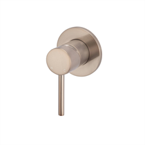 Round Wall/Shower Mixer Champagne 