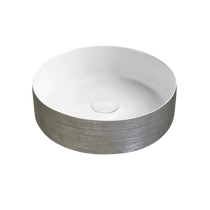 Florencia Vessel Basin NTH Ceramic 360 White/Silver 