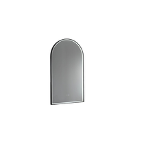 Arch LED Mirror 500X900 Matte Black 