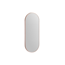 Modern Oblong Framed Mirror 460X1210 Rose Gold 
