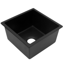 Lina Single Sink NTH 450X450 Matte Black Granite 