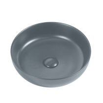 Bacino Vessel Basin NTH Ceramic 370x370 Matte Grey 
