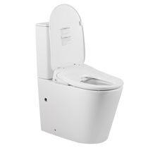 Zero BTW Extra High Rimless Tornado Smart Bidet Toilet Suite Gloss White 