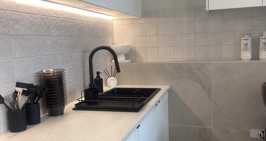 Salon Refresh: Tile Makeover