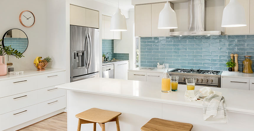 Scandi Blue Splashback