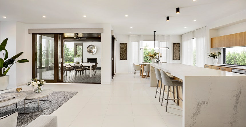 All White Open Plan