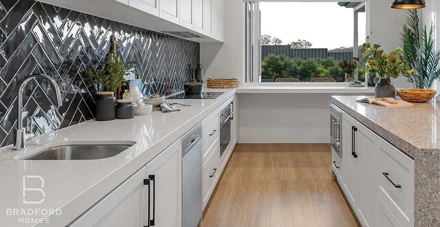 Black and White Kitchen