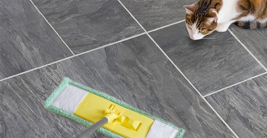 how to clean grout