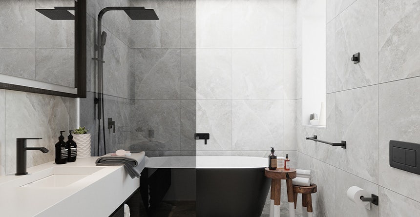 Modern Lux Complete Bathroom Package