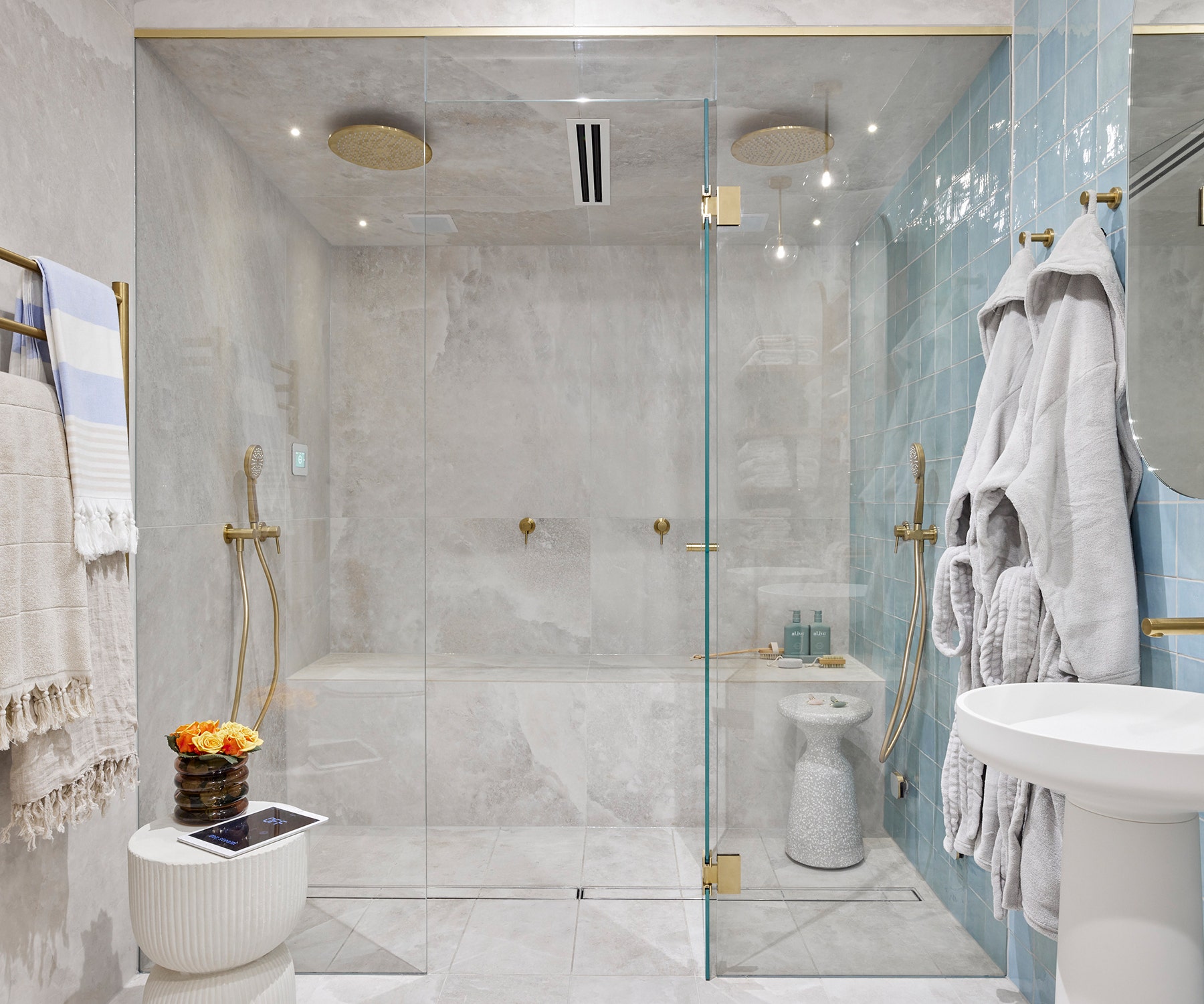 A Bathroom Retrofitted Using A Range Of Products From Beaumont Tiles