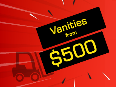 Vanities from $500